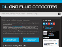 Tablet Screenshot of fluidcapacity.com
